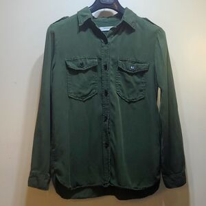 Zara Woman Dark Green Shirt (cargo style)